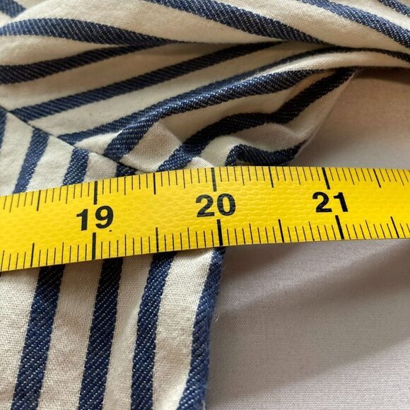 Paige Women's Striped Cotton Button-Up Top Size S Western Career Work Shirt‎ - Picture 4 of 13